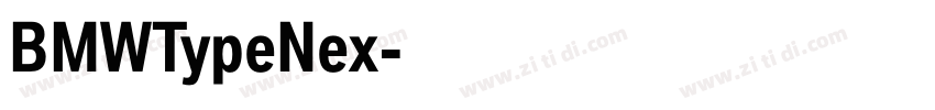 BMWTypeNex字体转换