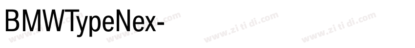 BMWTypeNex字体转换