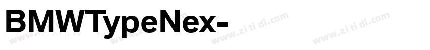 BMWTypeNex字体转换