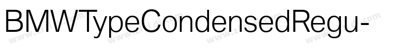 BMWTypeCondensedRegu字体转换 BMWTypeCondensedRegu字体转换
