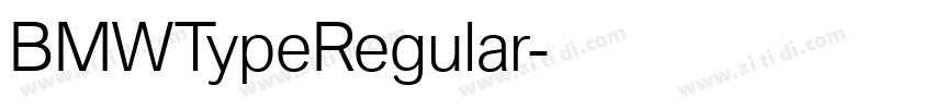 BMWTypeRegular字体转换 BMWTypeRegular字体转换