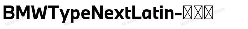 BMWTypeNextLatin字体转换 BMWTypeNextLatin字体转换