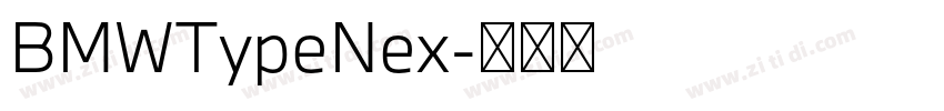 BMWTypeNex字体转换