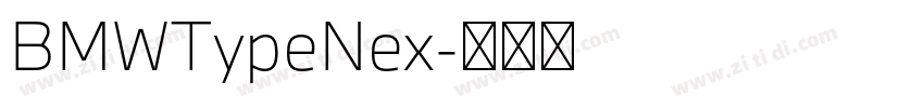 BMWTypeNex字体转换