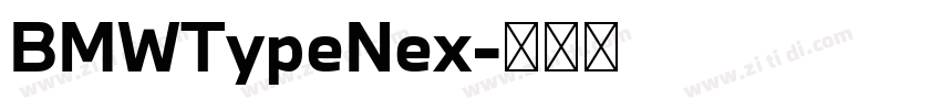 BMWTypeNex字体转换