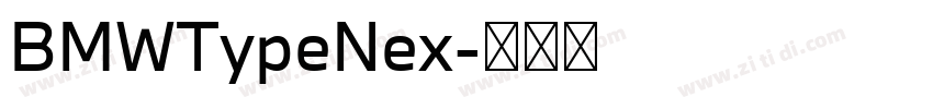 BMWTypeNex字体转换
