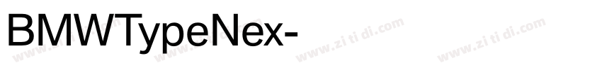 BMWTypeNex字体转换