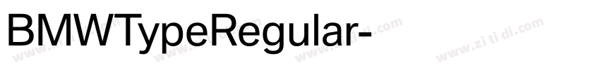 BMWTypeRegular字体转换 BMWTypeRegular字体转换