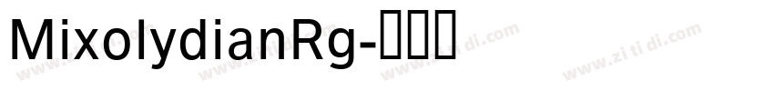 MixolydianRg字体转换