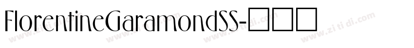 FlorentineGaramondSS字体转换