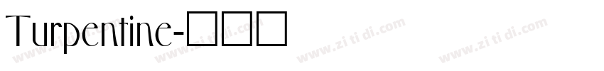 Turpentine字体转换