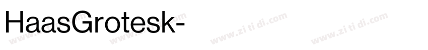 HaasGrotesk字体转换 HaasGrotesk字体转换