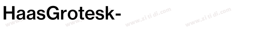 HaasGrotesk字体转换 HaasGrotesk字体转换