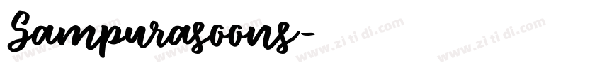 Sampurasoons字体转换