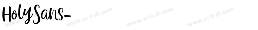 HolySans字体转换