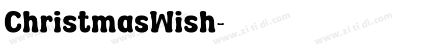 ChristmasWish字体转换