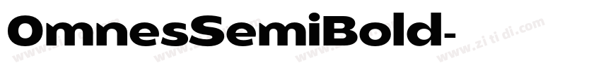 0mnesSemiBold字体转换