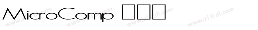 MicroComp字体转换