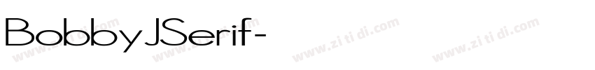 BobbyJSerif字体转换