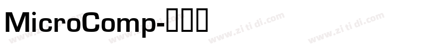 MicroComp字体转换
