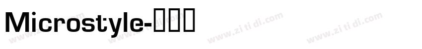 Microstyle字体转换
