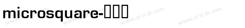 microsquare字体转换