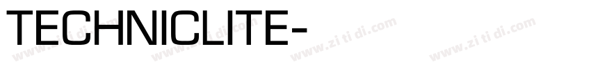 TechnicLite字体转换