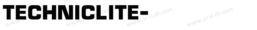 TechnicLite字体转换