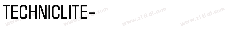 TechnicLite字体转换