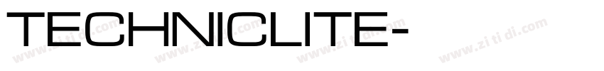 TechnicLite字体转换