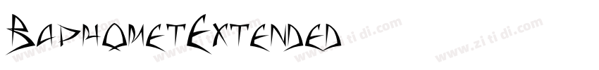 BaphometExtended字体转换