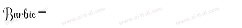 Barbie字体转换