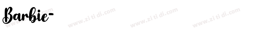 Barbie字体转换
