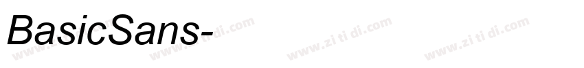 BasicSans字体转换 BasicSans字体转换