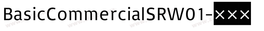 BasicCommercialSRW01字体转换