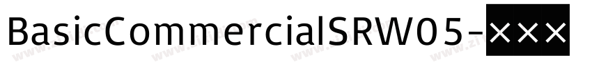 BasicCommercialSRW05字体转换