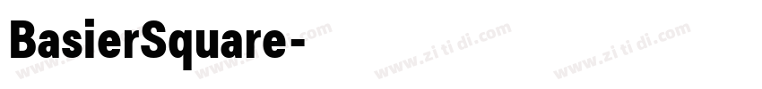 BasierSquare字体转换