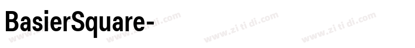 BasierSquare字体转换
