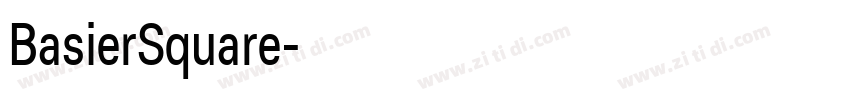 BasierSquare字体转换