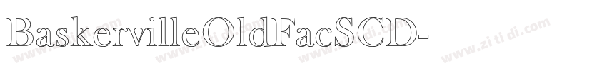 BaskervilleOldFacSCD字体转换
