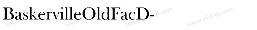 BaskervilleOldFacD字体转换