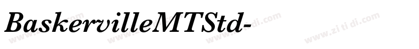 BaskervilleMTStd字体转换