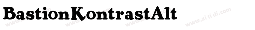 BastionKontrastAlt字体转换