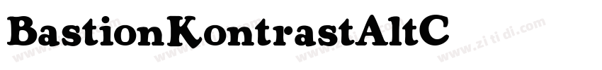 BastionKontrastAltC字体转换