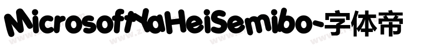 MicrosoftYaHeiSemibo字体转换