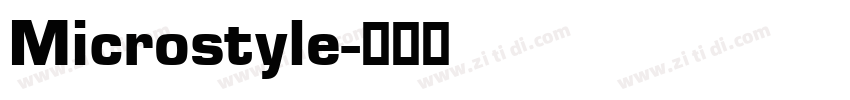 Microstyle字体转换