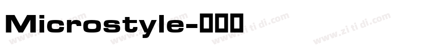 Microstyle字体转换