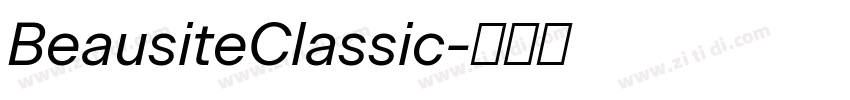 BeausiteClassic字体转换 BeausiteClassic字体转换