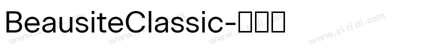 BeausiteClassic字体转换 BeausiteClassic字体转换