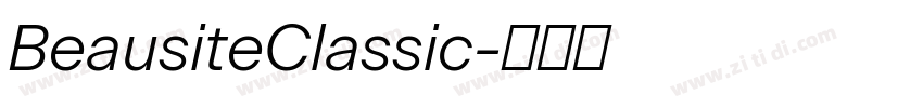 BeausiteClassic字体转换 BeausiteClassic字体转换